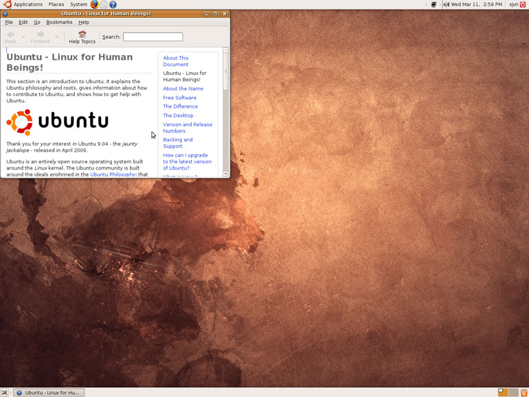 Ubuntu 9.04, the Jaunty Jackalope